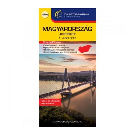 Magyarország autótérképe - poszter