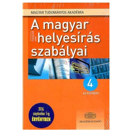 A magyar helyesírás szab 4 (A) (narancs)