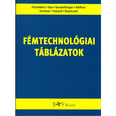 Fémtechnológia táblázatok 36001/T