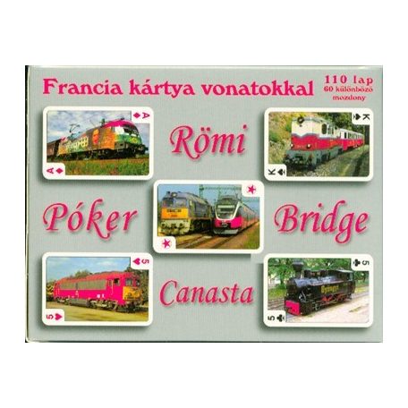 Francia kártya vonatokkal (I-II.römi)