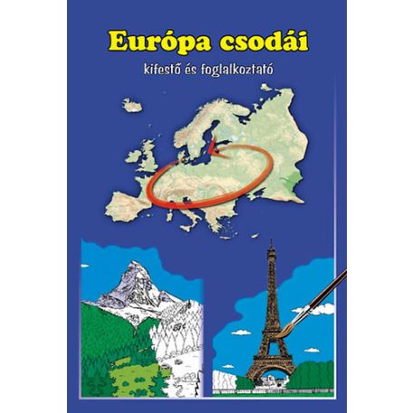 Európa csodái - kifestő és foglalkoztató