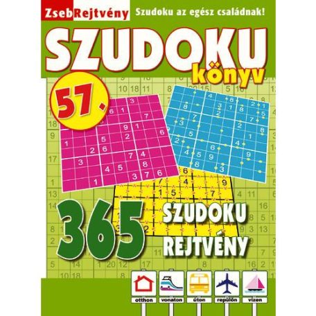 Zsebrejtvény 57.(szudoku zöld)