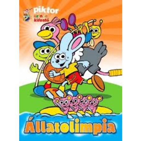 Állatolimpia - Piktor színes kifestő
