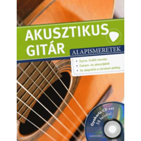 Akusztikus gitár alapismeretek + CD