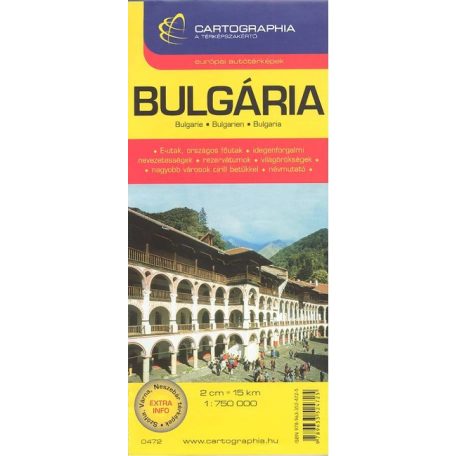 Bulgária térkép