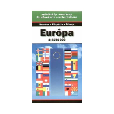 Európa autótérképe