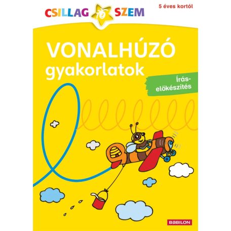 Vonalhúzó gyak.- Íráselőkészítés - sárga
