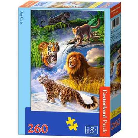 Castorland Puzzle 260 db - Kitten in ham