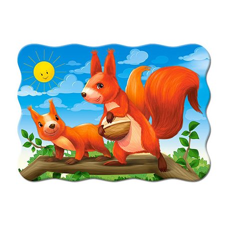 Castorland Mini Puzzle 80 db - Mókus