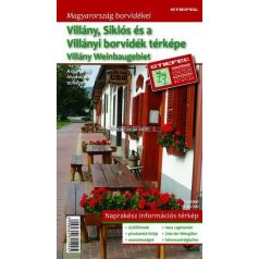 Villányi borvidék térképe hajtogatott