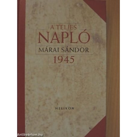 A teljes napló 1945