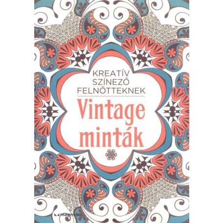 Vintage minták - kreatív színező felnőtt