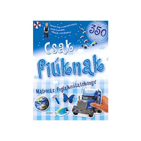 Csak fiúknak - Matricás foglalkoztatókön