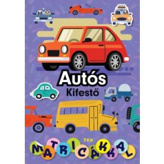 Autós kifestő matricákkal