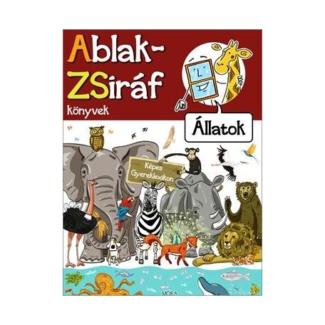 Ablak- Zsiráf könyvek - Állatok