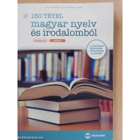 150 tétel magyr nyelv és irod MX-614