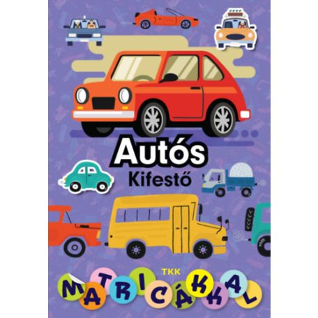 Autós kifestő matricákkal