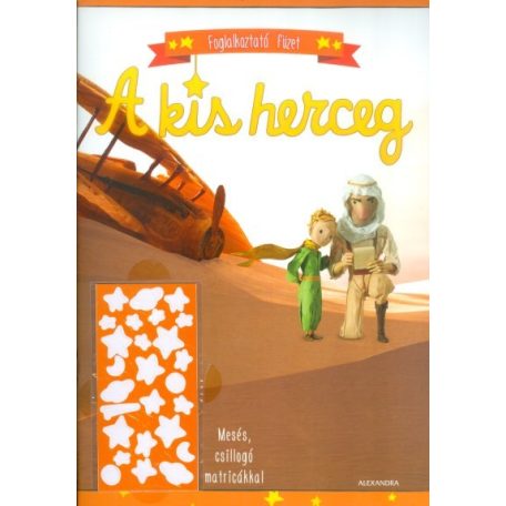 A kis herceg - foglalkoztató füzet sárga