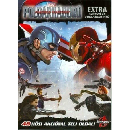 Amerika Kapitány - Extra színező és fogl