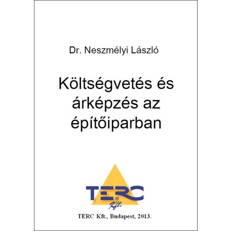 Költségvetés és árképzés az építőiparban