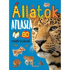 Állatok atlasza 80 matricával (új) (FIX)