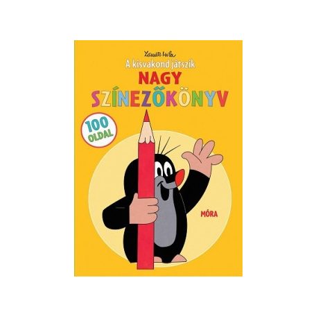 A kisvakond játszik - Nagy színezőkönyv