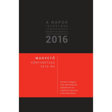 A napok iszkolása - Magvető notesz 2018
