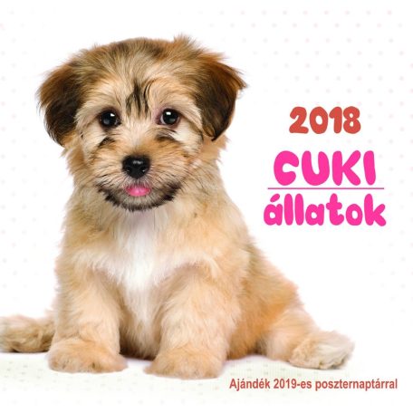 Cuki állatok naptár 2018