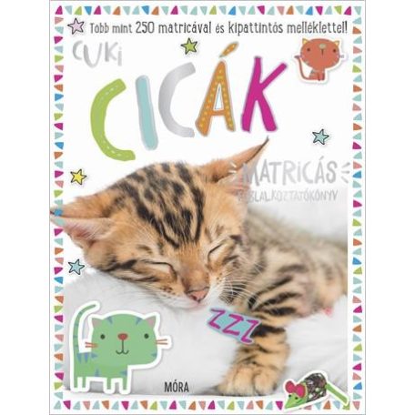 Cuki cicák - Matricás foglalkoztatókönyv