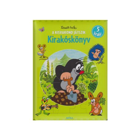 A kisvakond játszik kirak. (zöld)