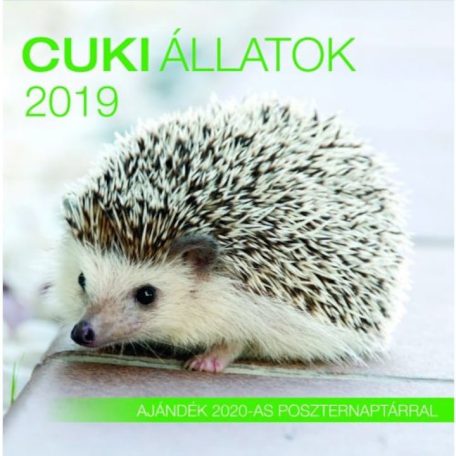 Cuki állatok 2019 falinaptár
