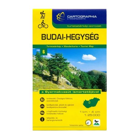 Budai-hegység turistatérkép 1:25 000