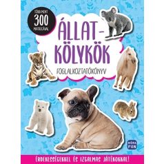 Állatkölykök - Matricás foglalkoztatókön