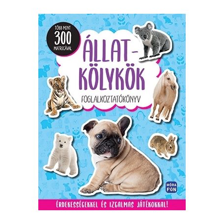 Állatkölykök - Matricás foglalkoztatókön