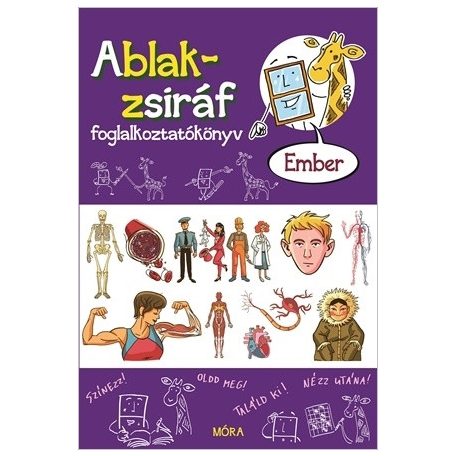 Ablak-zsiráf foglalkoztatókönyv - Ember