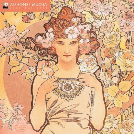 Alphonse Mucha naptár 2023 33x46 cm