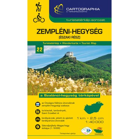 Zempléni-hegység(észak) térkép SC 1:40 0