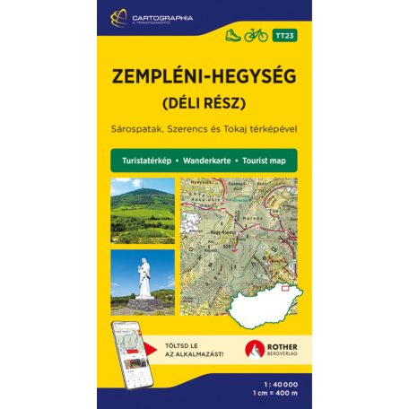 Zempléni-hegység(dél) térkép SC 1:40 000