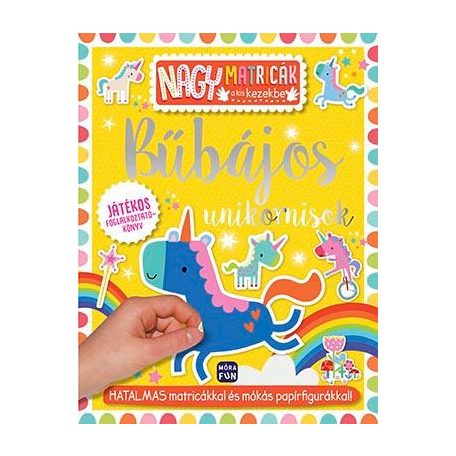 Bűbájos unikornisok - nagy matricák kis
