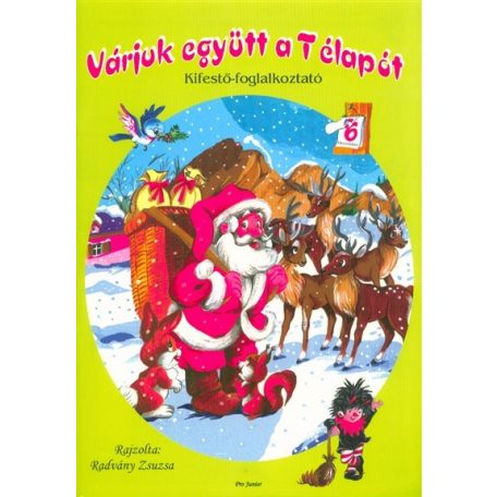Várjuk együtt a Télapót - Kifestő-foglal