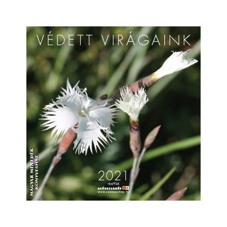 Védett virágaink naptár 2021 (20x20cm)