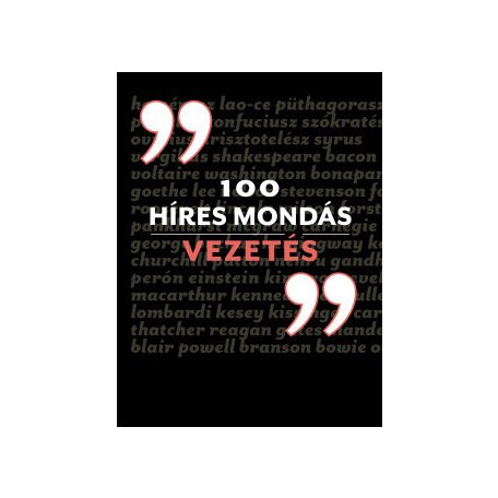 100 híres mondás - Vezetés