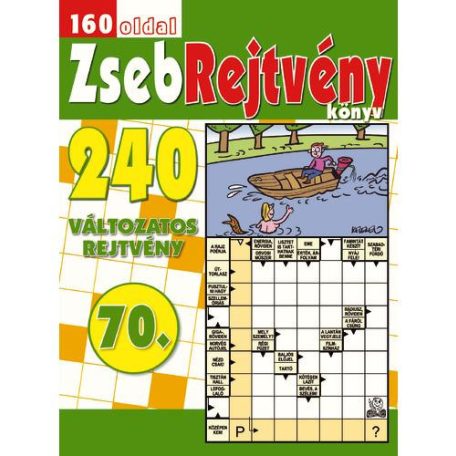 Zsebrejtvény 70.(zöld)