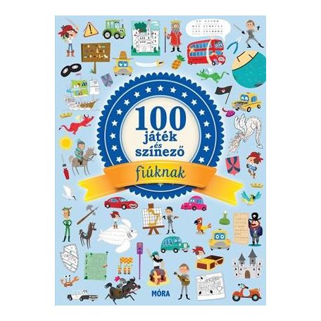 100 játék és színező - fiúknak