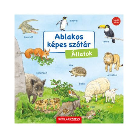 Ablakos képes szótár - Állatok