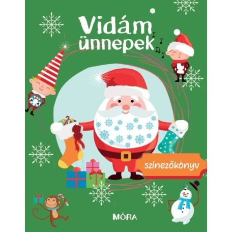 Vidám ünnepek - Színezőkönyv