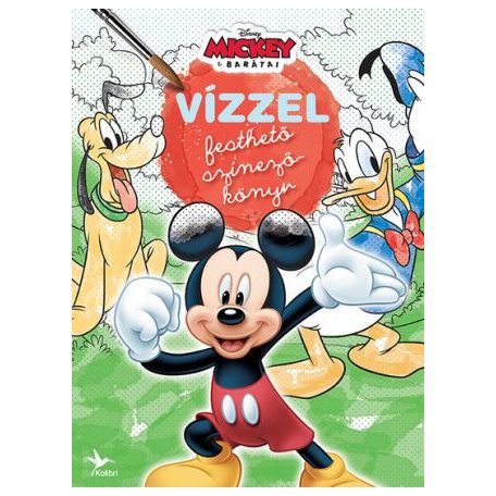 Vízzel festhető színezőkönyv-Mickey és b