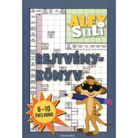 Alex suli rejtvénykönyv 6-10 év.sötétkék
