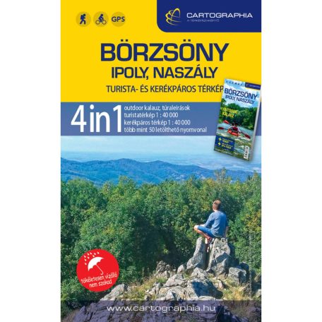 Börzsöny, Ipoly, Naszály 4in1 kalauz