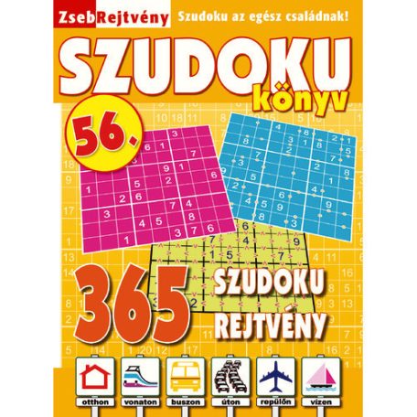 Zsebrejtvény 56.(szudoku - sárga)